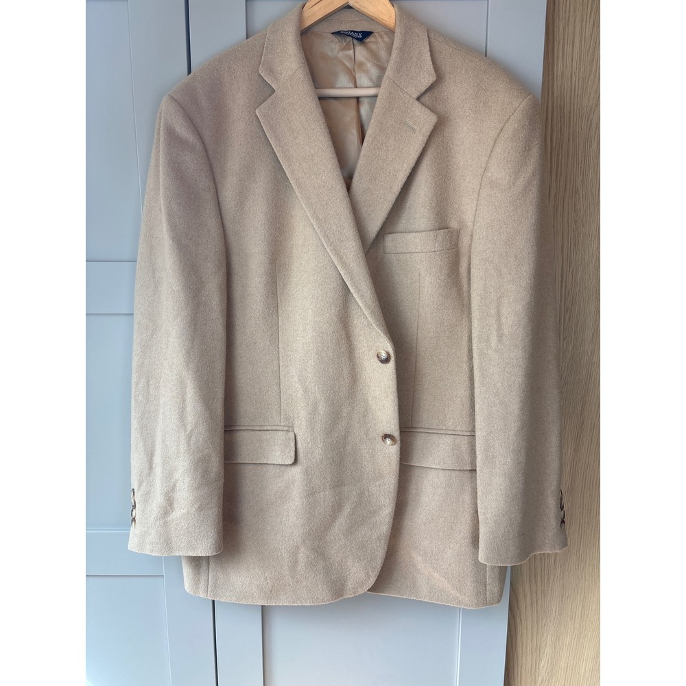 Botany 500 Mens Camel Hair Blazer Tan Two Button Sport Coat Jacket